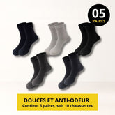 Mens Boxers | CHAUSSETTES ANTI-ODEUR & CONFORT - LOT DE 5