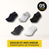 Mens Boxers | SOCQUETTES ANTI-ODEUR & CONFORT - LOT DE 5