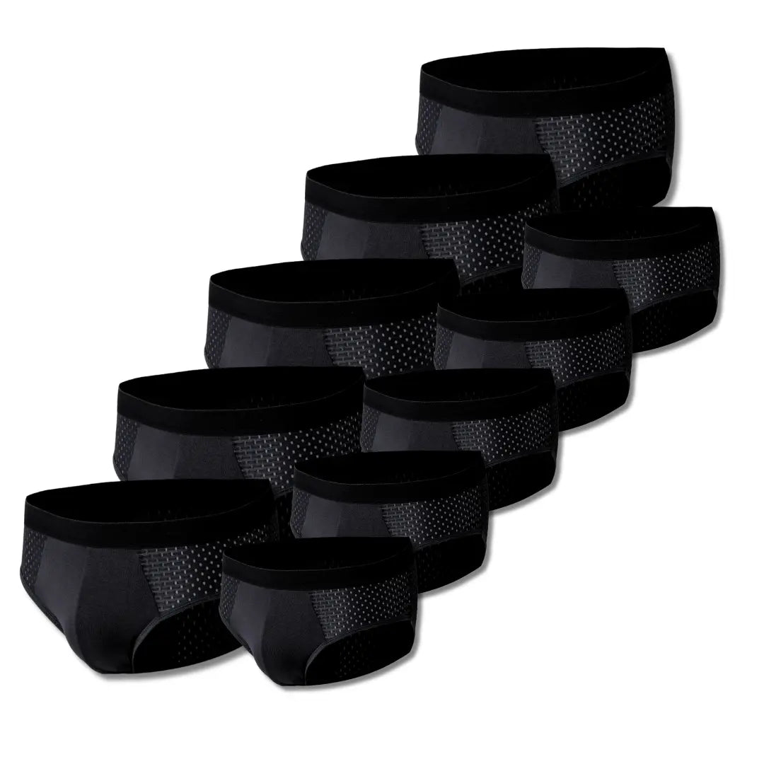 Slips Homme en Fibre de Bambou – Lot de 10 mens boxers