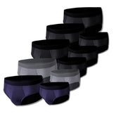 Slips Homme en Fibre de Bambou – Lot de 10 mens boxers