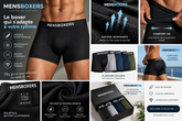 Boxers homme en bambou MENSBOXERS – confort, respirabilité et liberté de mouvement