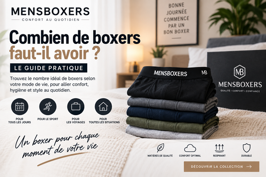 Boxer homme taille basse ou taille normale : lequel choisir ?