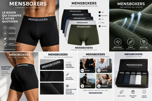 Boxers en bambou pour homme : 7 avantages clés mens boxers