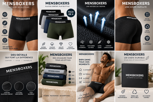 Comment éviter les marques de boxer sous un pantalon ? Guide du boxer invisible mens boxers
